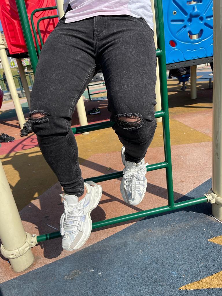 jeans skinny roto